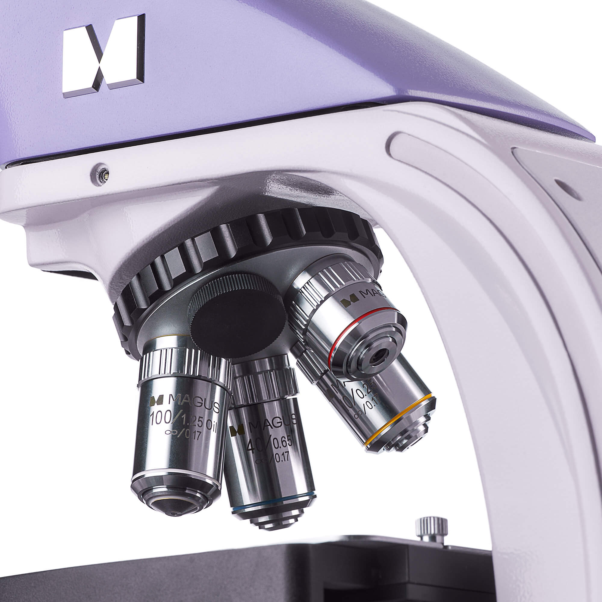 Biologický trinokulárny mikroskop MAGUS Bio 230TL revolverový nosič